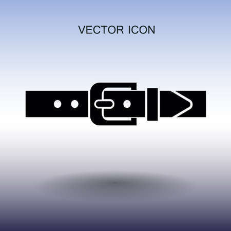 belt buckle vector illustrationのイラスト素材