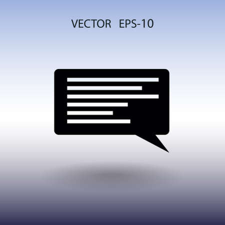 Flat icon of a communication. vector illustrationのイラスト素材