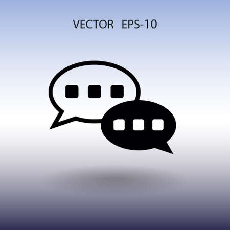 Flat  icon of a communication. vector illustrationのイラスト素材