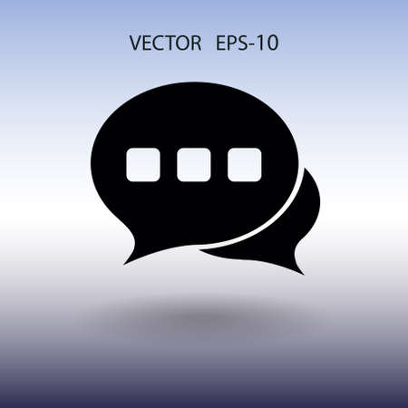 Flat  icon of a communication. vector illustrationのイラスト素材