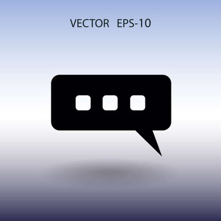 chatting icon. vector illustrationのイラスト素材