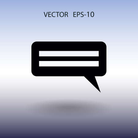 Flat  icon of a communication. vector illustrationのイラスト素材