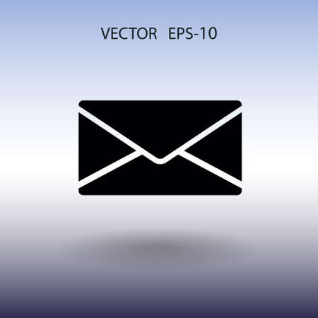 Flat icon of letter. vector illustrationのイラスト素材