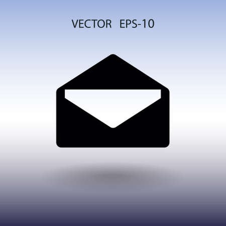 Flat icon of letter. vector illustrationのイラスト素材