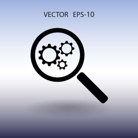 SEO icon. vector illustrationのイラスト素材