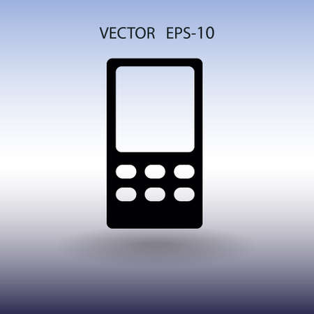 Flat  icon of cellphone. vector illustrationのイラスト素材