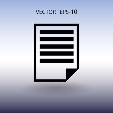 Flat icon of notes. vector illustrationのイラスト素材