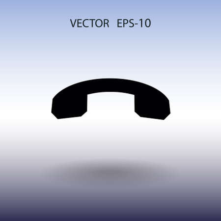 Call off icon. vector illustrationのイラスト素材