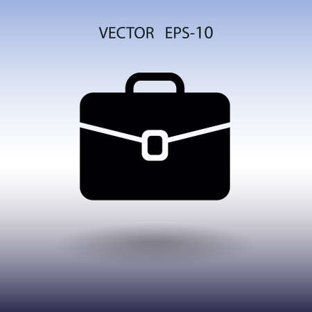 Flat icon of briefcase. vector illustrationのイラスト素材