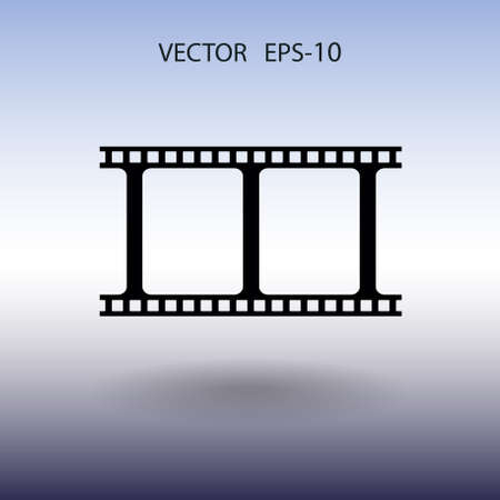Flat icon of video. vector illustrationのイラスト素材