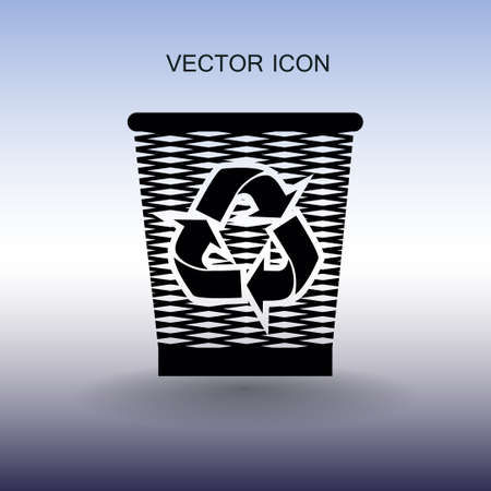 Bin vector iconのイラスト素材