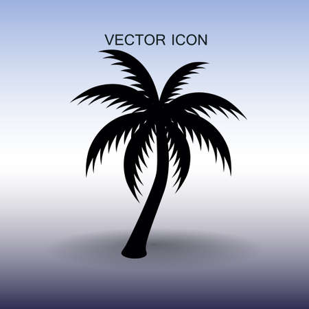 palm tree icon vector illustrationのイラスト素材
