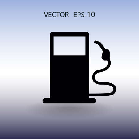 Flat fuel icon. Vectorのイラスト素材