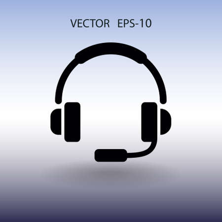 Flat icon of support. vector illustrationの写真素材