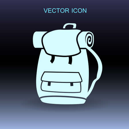Backpack vector illustrationのイラスト素材