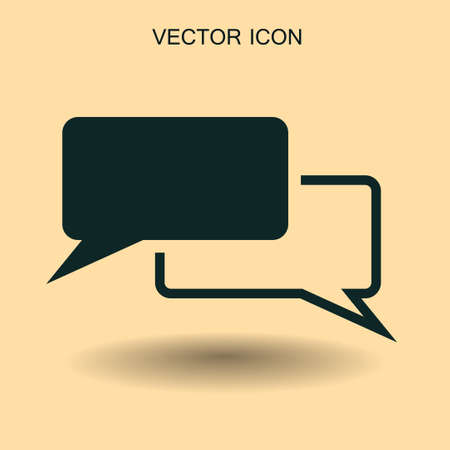 Dialogue icon vector illustrationのイラスト素材