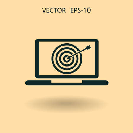 SEO icon. vector illustrationのイラスト素材