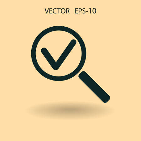 Zoom  icon. vector illustrationのイラスト素材