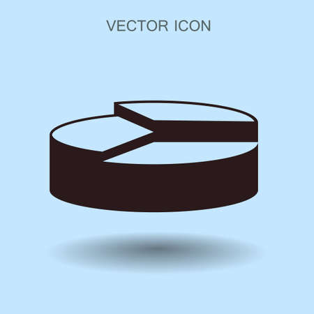 The diagram - a visual aid vector illustrationのイラスト素材