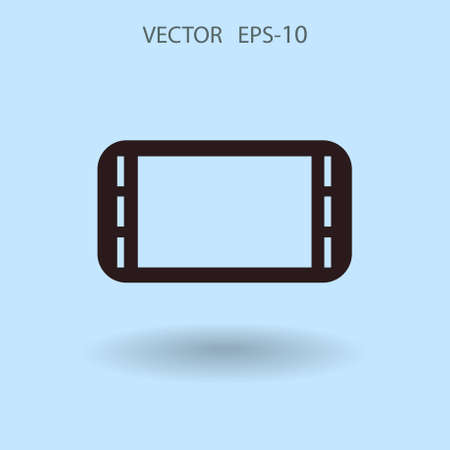 Flat icon of gamepad. vector illustrationのイラスト素材