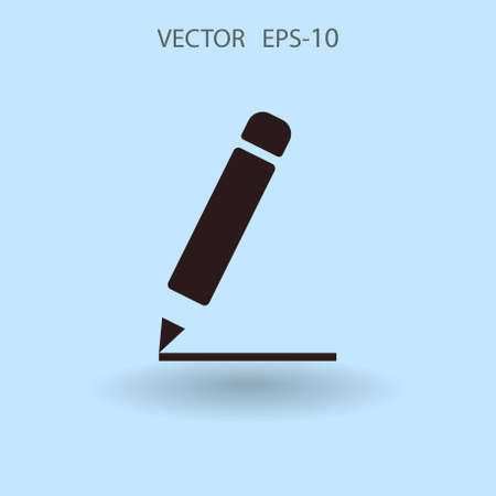 Flat  icon of notes. vector illustrationのイラスト素材