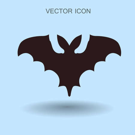 flying bat vector illustrationのイラスト素材