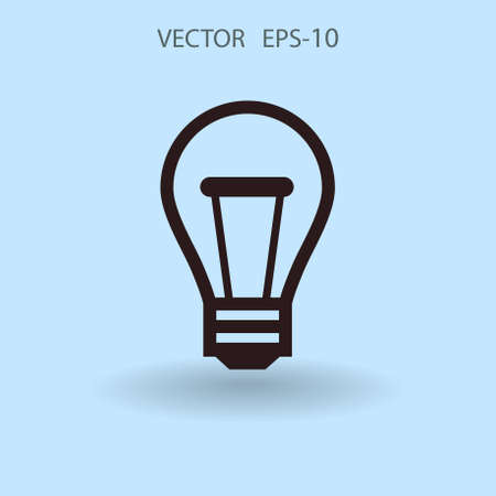 Flat icon of idea. vector illustrationのイラスト素材