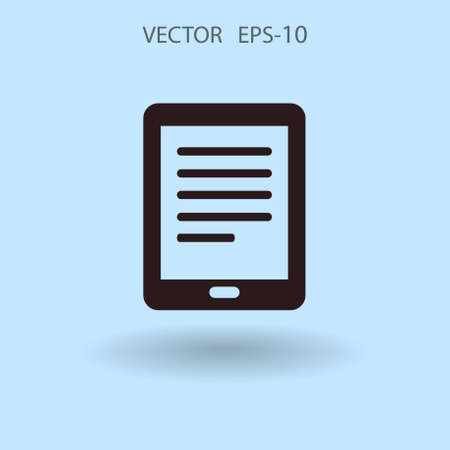 Flat icon of touchpad. vector illustrationのイラスト素材
