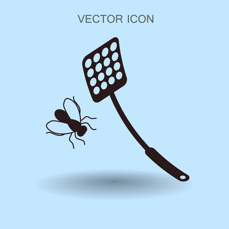 fly swatter icon vector illustrationのイラスト素材