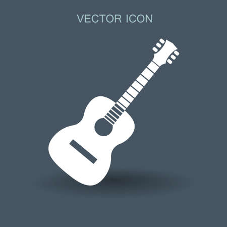 guitar icon vector illustrationのイラスト素材