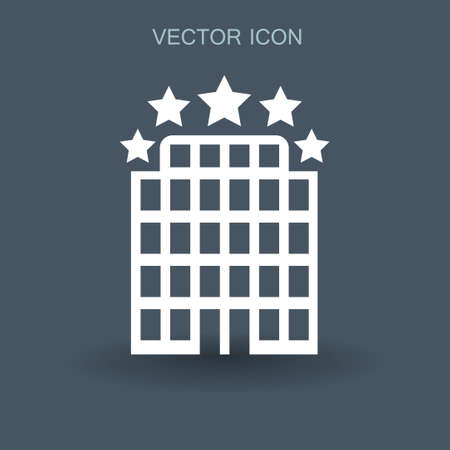 Hotel icon vector illustrationのイラスト素材