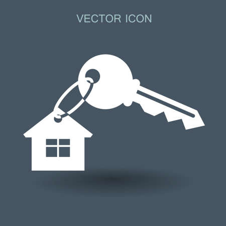 House key icon vector illustrationのイラスト素材
