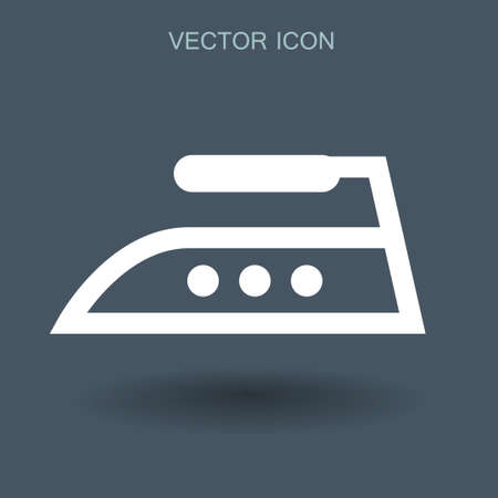 steam iron icon vector illustrationのイラスト素材