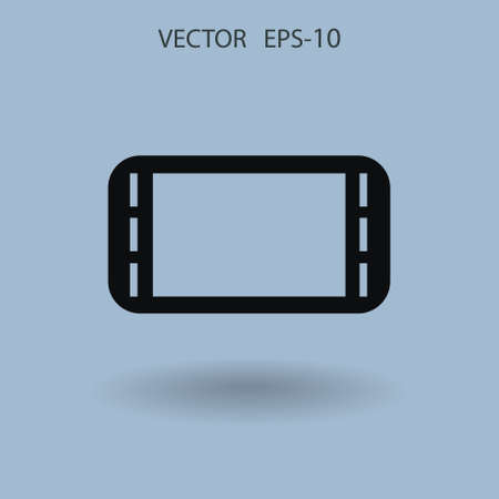 Flat icon of gamepad. vector illustrationのイラスト素材