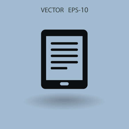 Flat icon of touchpad. vector illustrationのイラスト素材