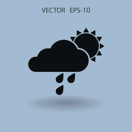Weather icon. vector illustrationのイラスト素材