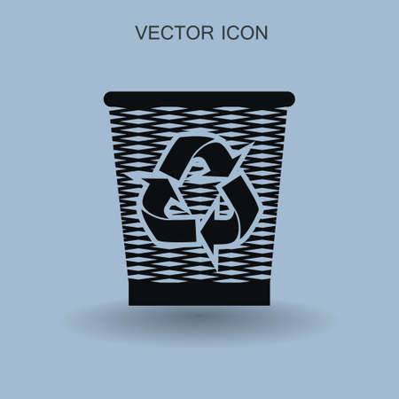Bin vector iconのイラスト素材