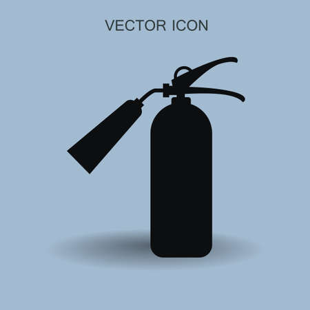 Sign fire extinguisher icon vector illustrationのイラスト素材
