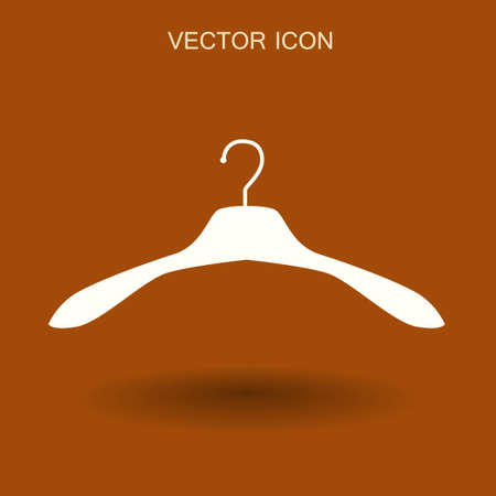 Hanger for clothes icon. vector illustrationのイラスト素材