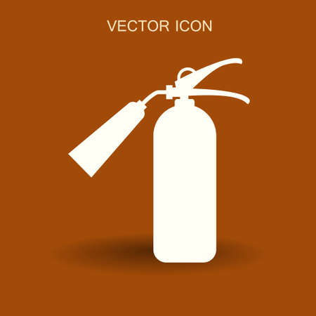 sign fire extinguisher icon vector illustrationのイラスト素材