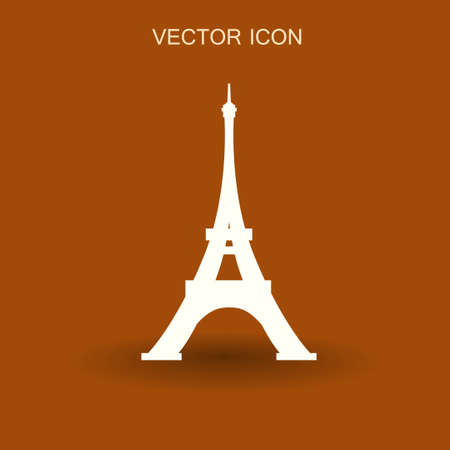 Eiffel tower Paris vector illustrationのイラスト素材
