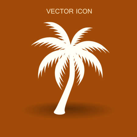 palm tree icon vector illustrationのイラスト素材