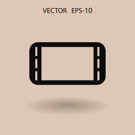 Flat icon of gamepad. vector illustrationのイラスト素材