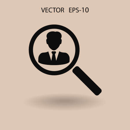find contact icon. vector illustrationのイラスト素材