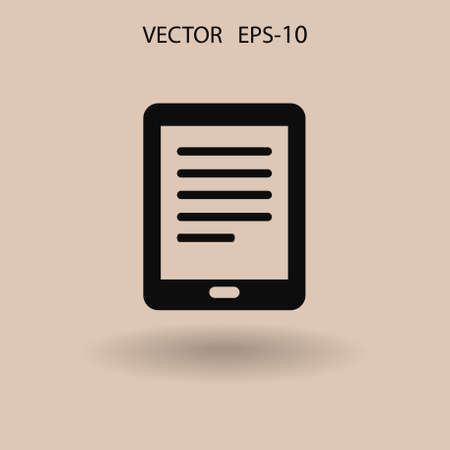 Flat icon of touchpad. vector illustrationのイラスト素材
