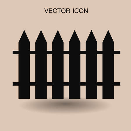 fence vector illustrationのイラスト素材