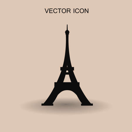 Eiffel tower Paris vector illustrationのイラスト素材