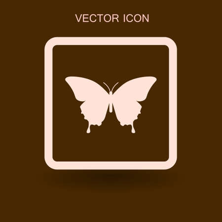 butterfly framed vector illustrationのイラスト素材
