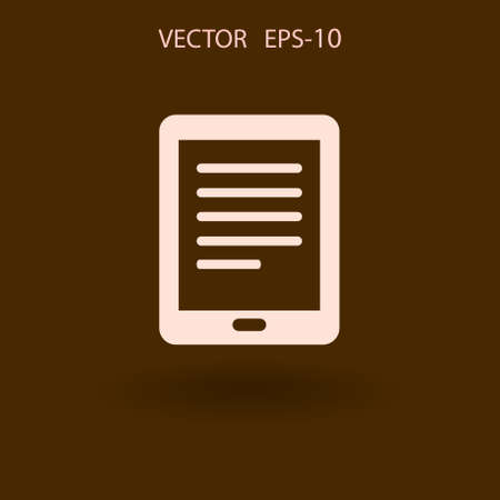 Flat icon of touchpad. vector illustrationのイラスト素材