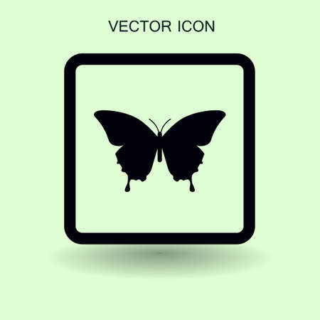 butterfly framed vector illustrationのイラスト素材